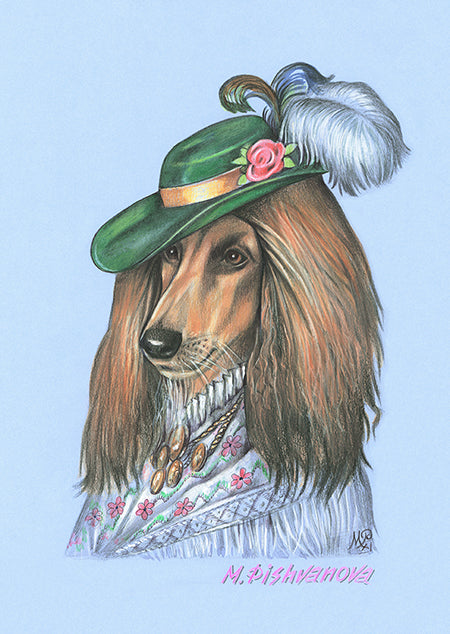 Afghan Hound (Lady Oktoberfest)