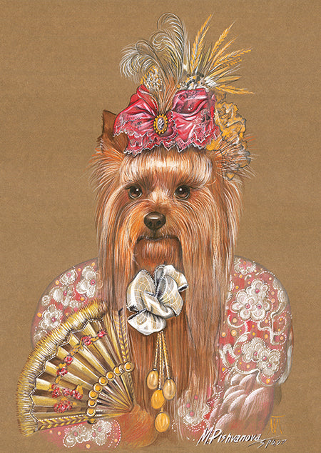 Die Japanische Prinzessin (Yorkshire Terrier)