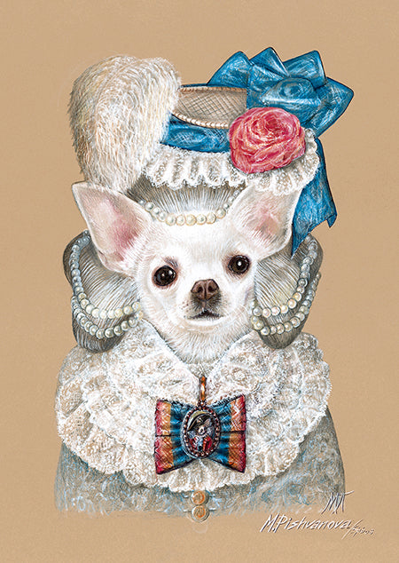ChihuahuaArtPrintLadyPearl_AnimalCentury