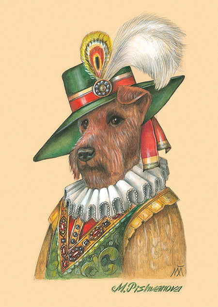 IrishTerrierDukeArtPrint_AnimalCentury