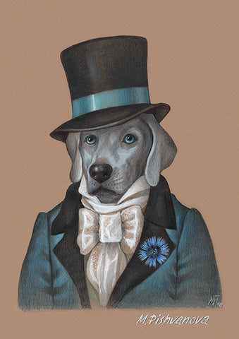 Weimaraner the Lord